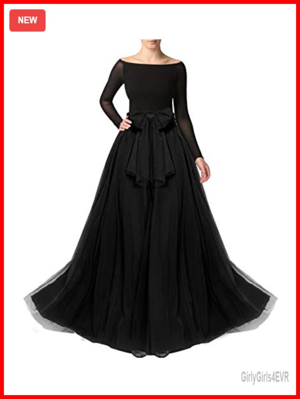 Women Maxi Tulle Skirt High Waisted A-Line Floor Length Wedding Party 45.3in